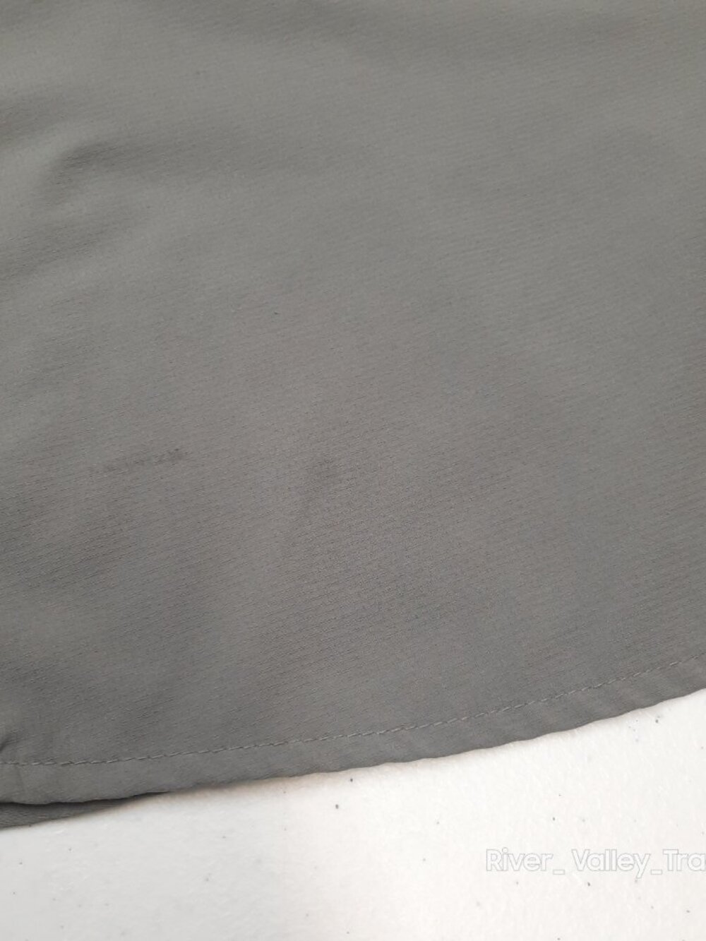 Realtree Fishing Shirt Mens XL Gargoyle Gray Short Sleeve Performance Button Up - Picture 11 of 12